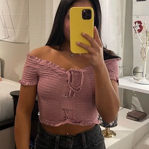 Off the shoulder top